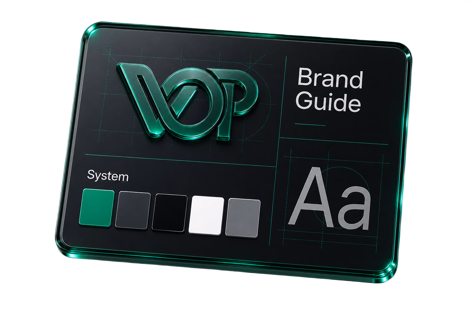 Plansza brand guide Visualonpoint