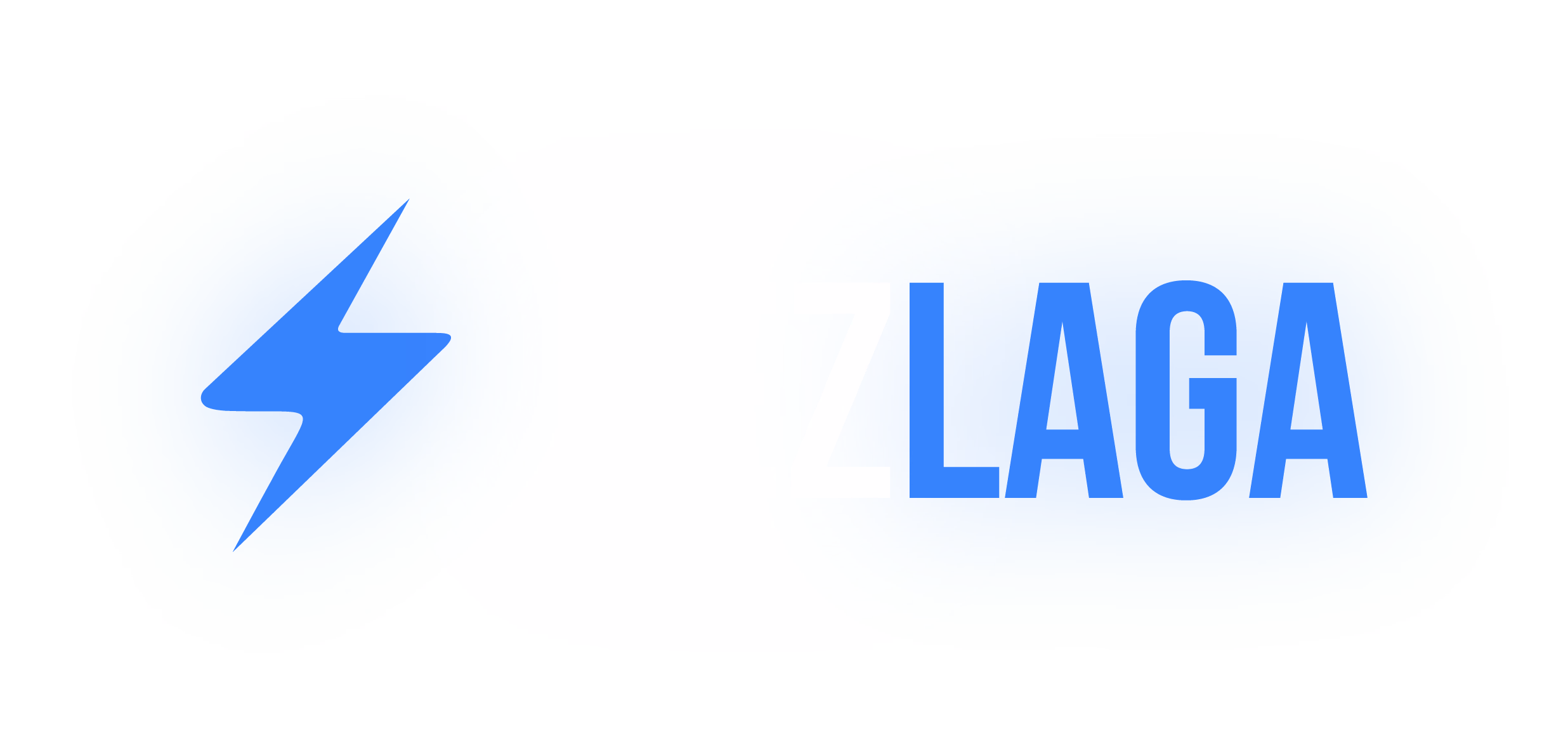 Niebieski wariant logo BezLaga
